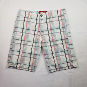 Levi's Men's Original Jeans mens plaid Short Sz 32